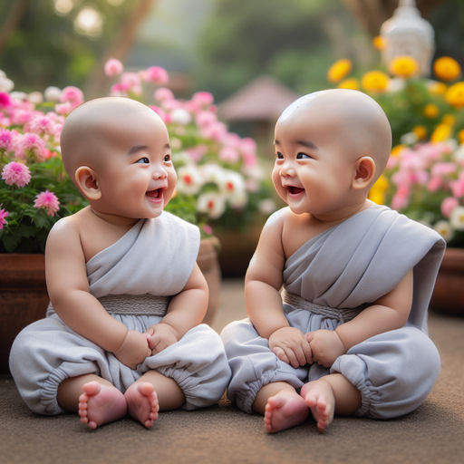 부천님 오신 날 동자승 이미지