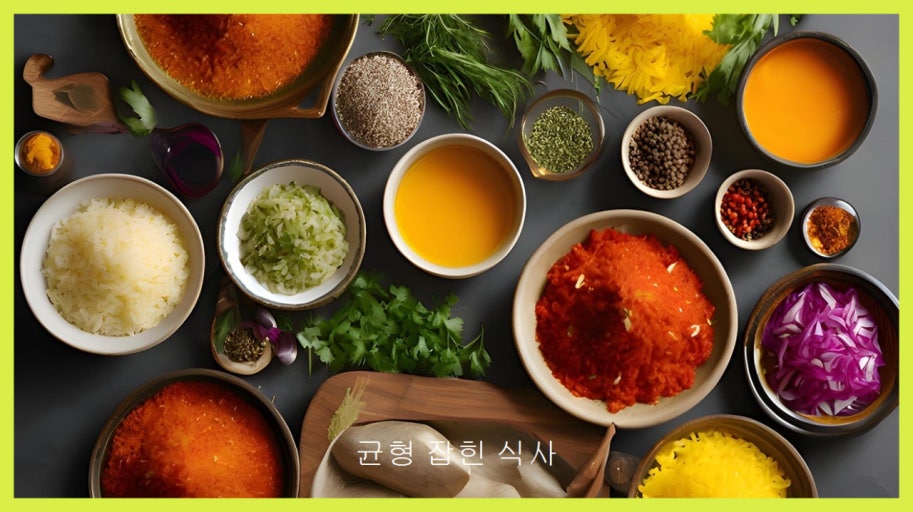 균형 잡힌 식사