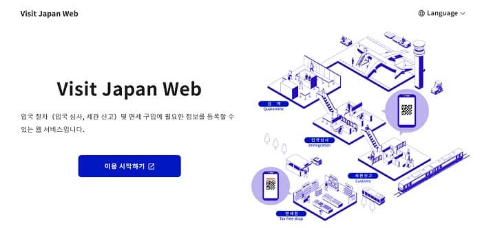 바짓재팬웹에 접속하시면 한국어로 설명된 세관신고서를 작성할수 있어 오프라인 세관신고보다는 좀 더 편리하게 서류 작성을 할 수 있습니다.