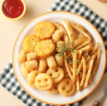 한국의 감자 요리 감자튀김