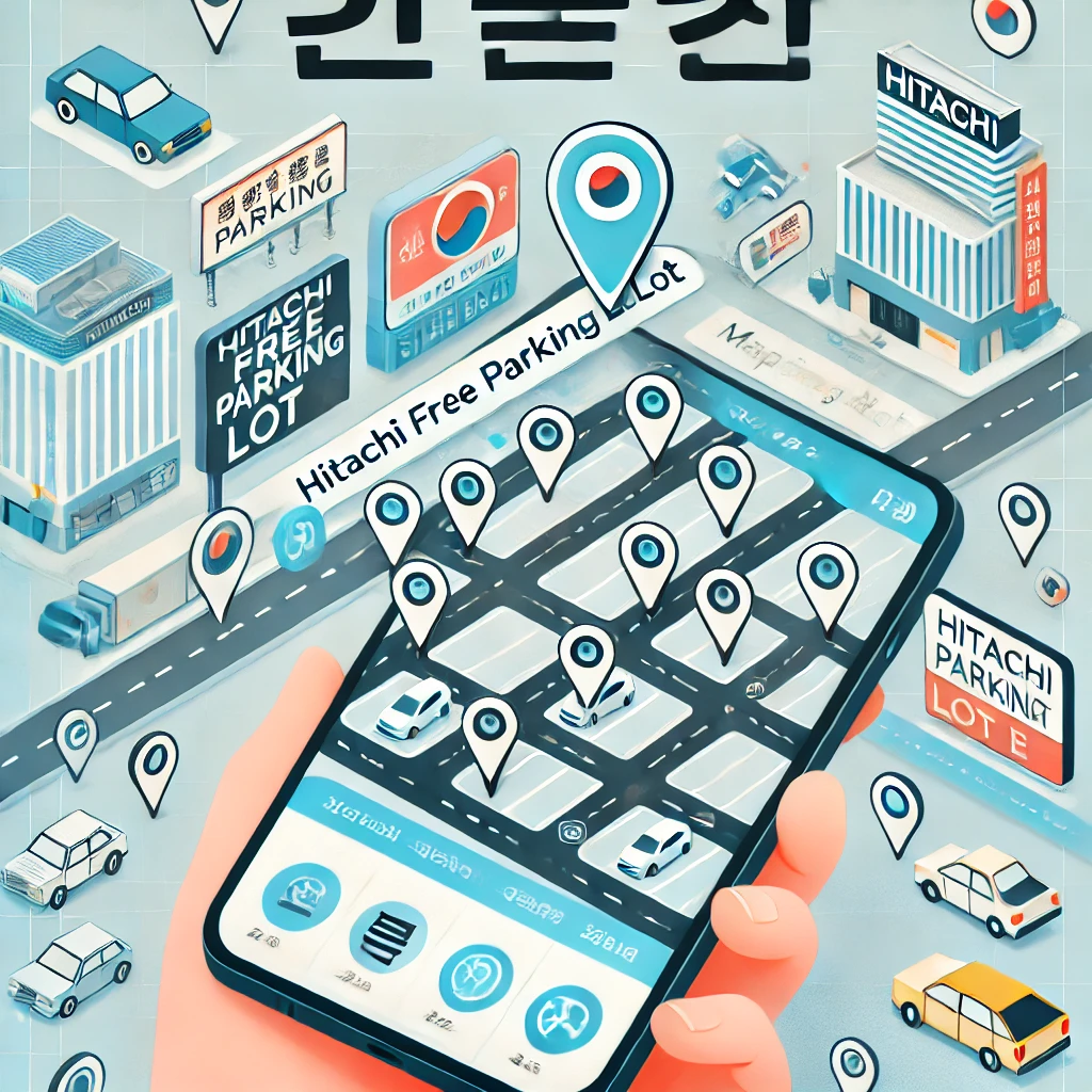 히타시 무료 주차장 1