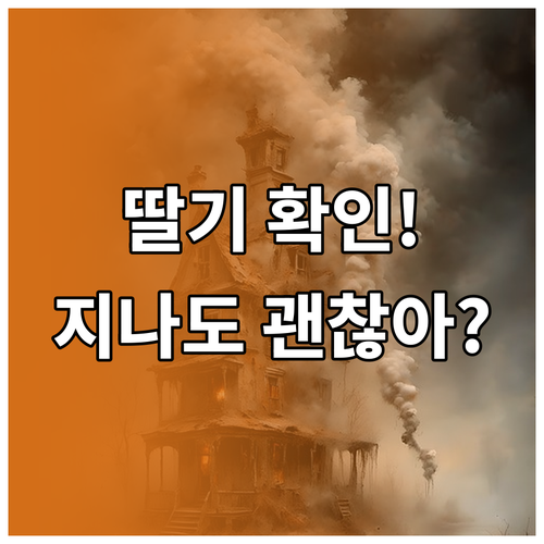 딸기 소비기한 확인 방법 및 유통기한..