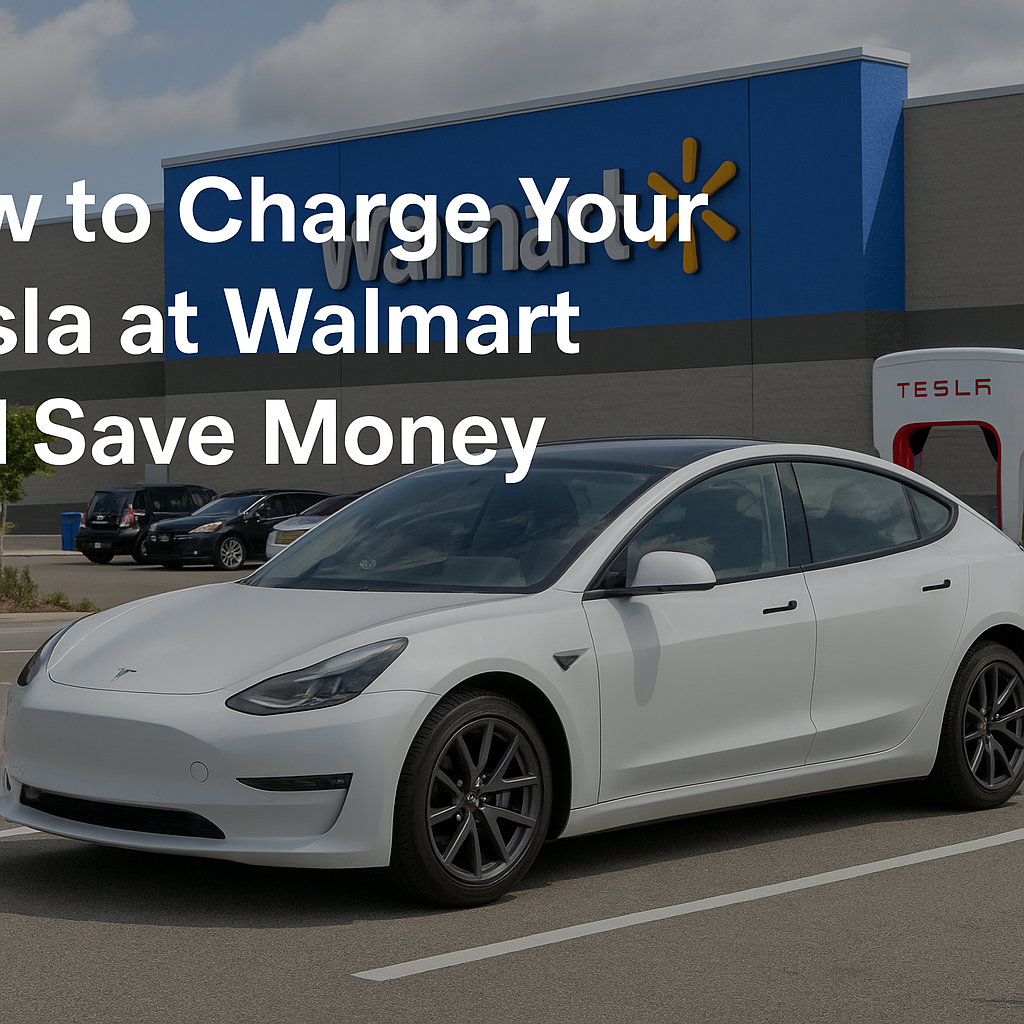 How to Charge Your Tesla at Walmart and Save Money