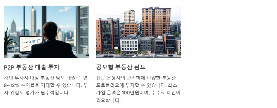 소액 부동산 투자 방법