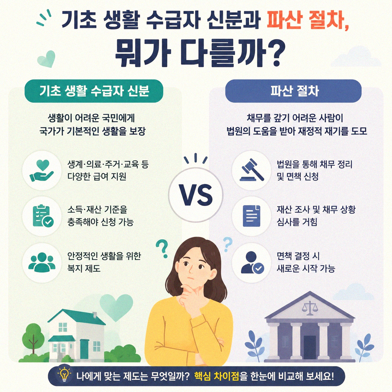 기초 생활 수급자 파산, 비용 얼마나 들까? 경험자가 말해주는 현실