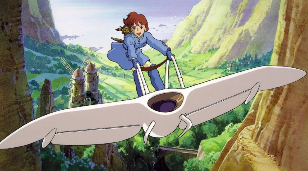 바람계곡의 나우시카 애니메이션 장면