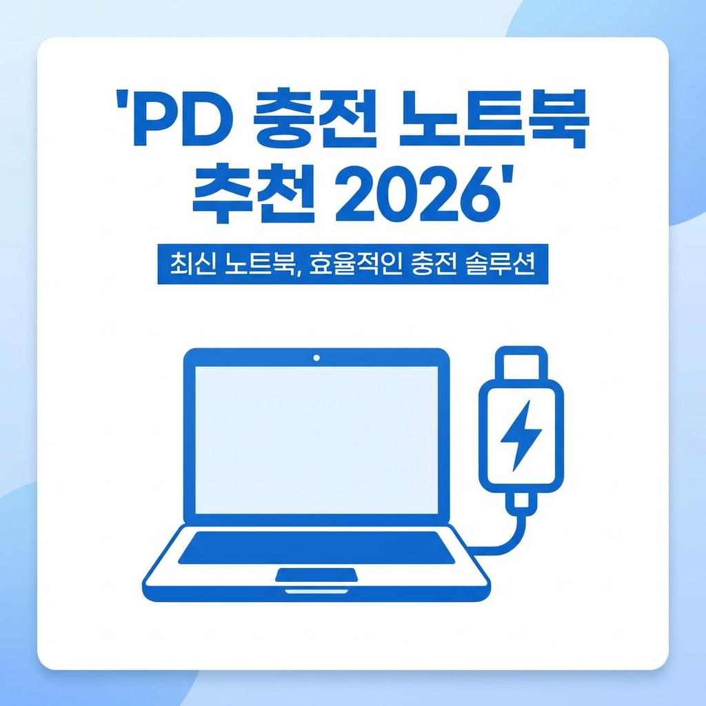 PD 충전 지원 노트북 어떤 제품이 좋을까? 2026 최신 추천 리스트