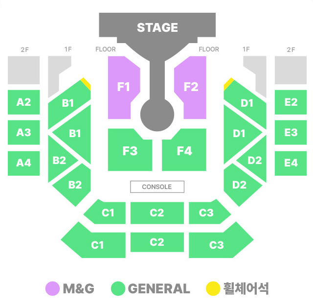 2025 아일릿 첫 콘서트 티켓팅 좌석배치도