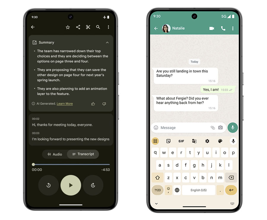 픽셀8프로에 적용된 제미나이 나노
