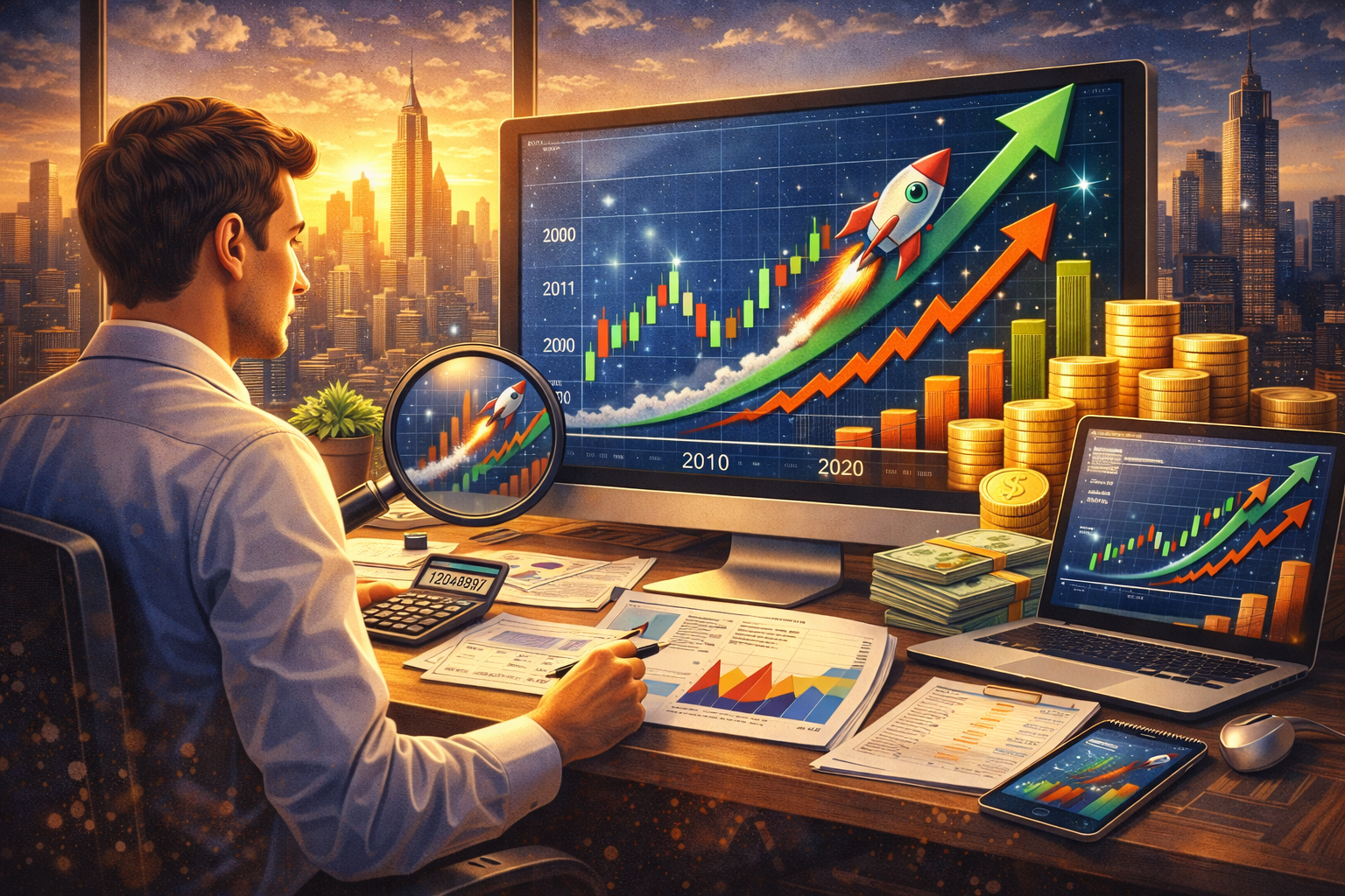 2010~2020 미국 급등주 재무·차트 분석 관련 사진