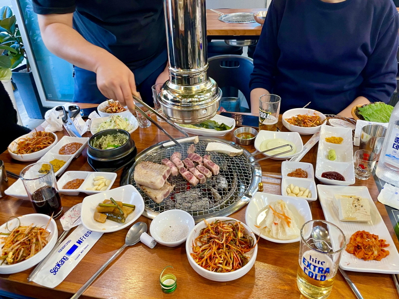 진영 맛집 대식가 2900 돼지껍데기