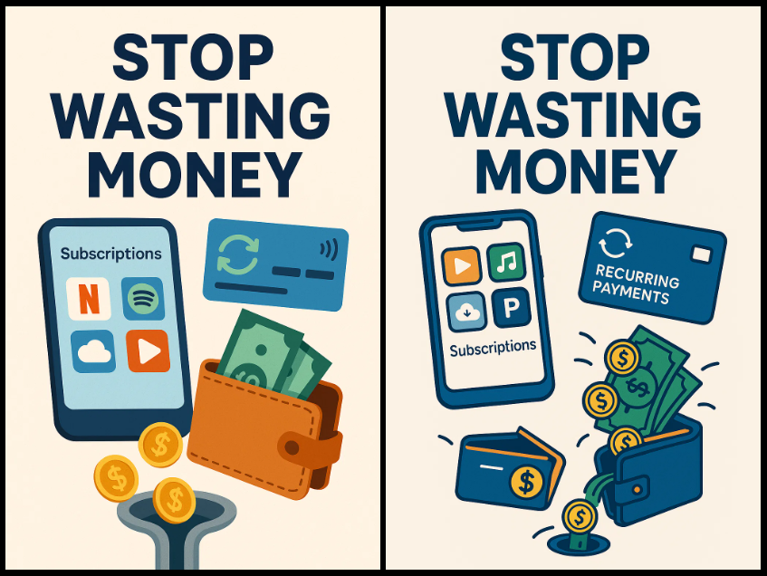 고정지출 줄이기, 돈새는 구독 서비스 점검법