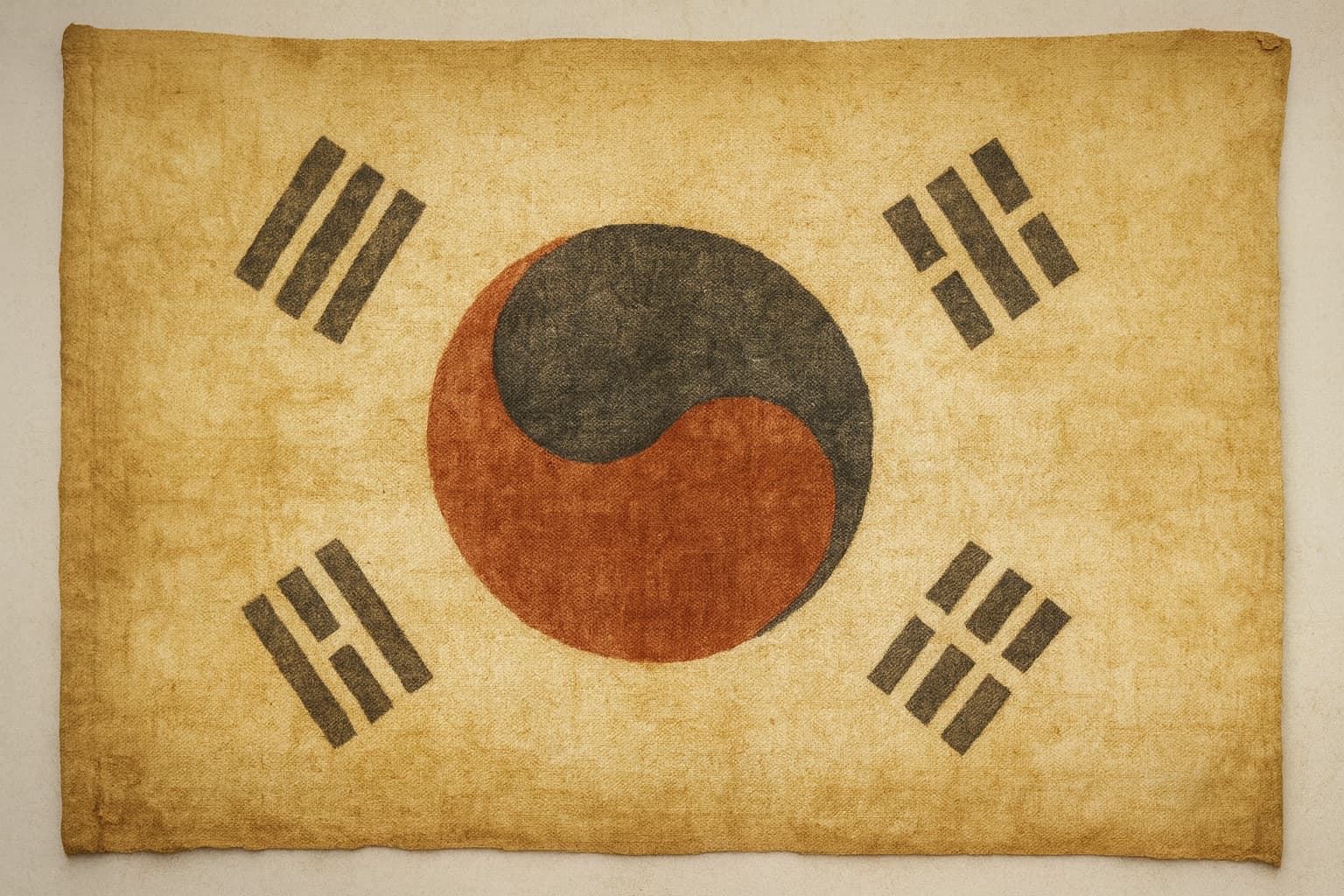 한국을 대표하는 상징들 태극기