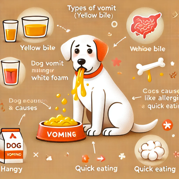 강아지 구토 원인과 대처법 ❘ 황색&middot;흰색 거품 구토 원인별 분석