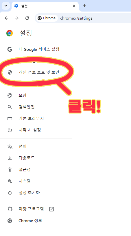 크롬: 개인 정보 보호 및 보안