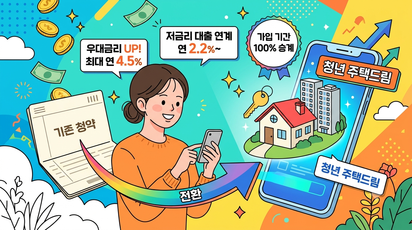 [내 집 마련 완벽 가이드] 청년 주택드림 청약통장 전환, 엄청난 혜택부터 신청 방법까지 총정리