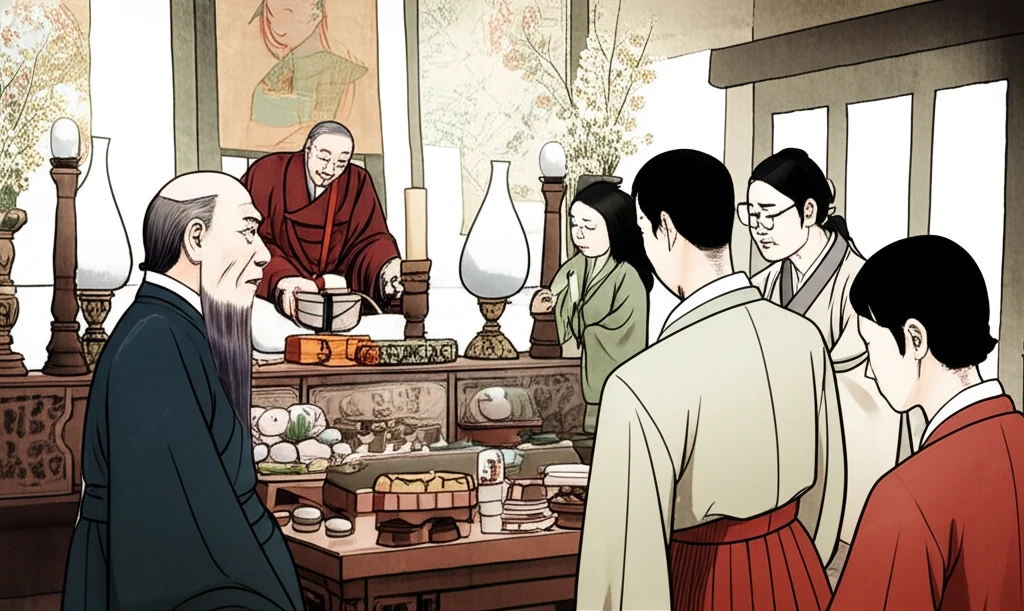 조상 꿈 풀이: 꿈 속 표정으로 알아