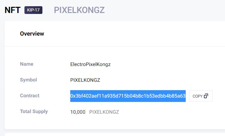 오픈씨 NFT 강제 리스팅 방법_클레이튼스코프 확인