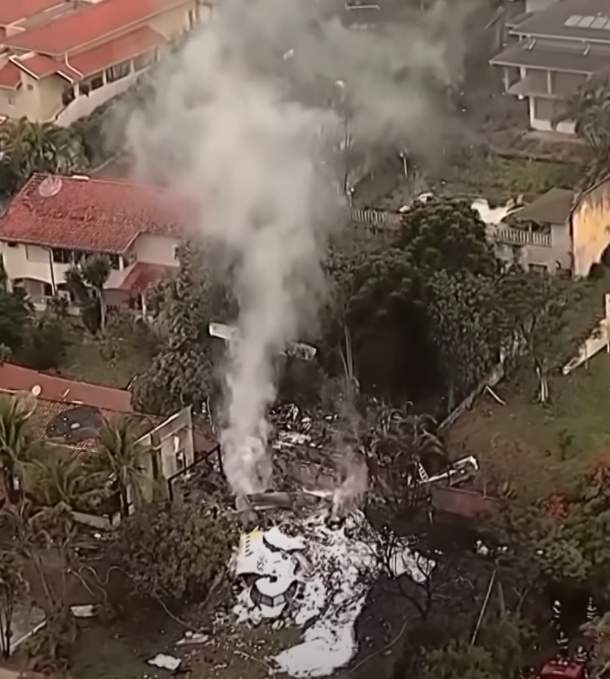 브라질 여객기 추락 사고 현장2