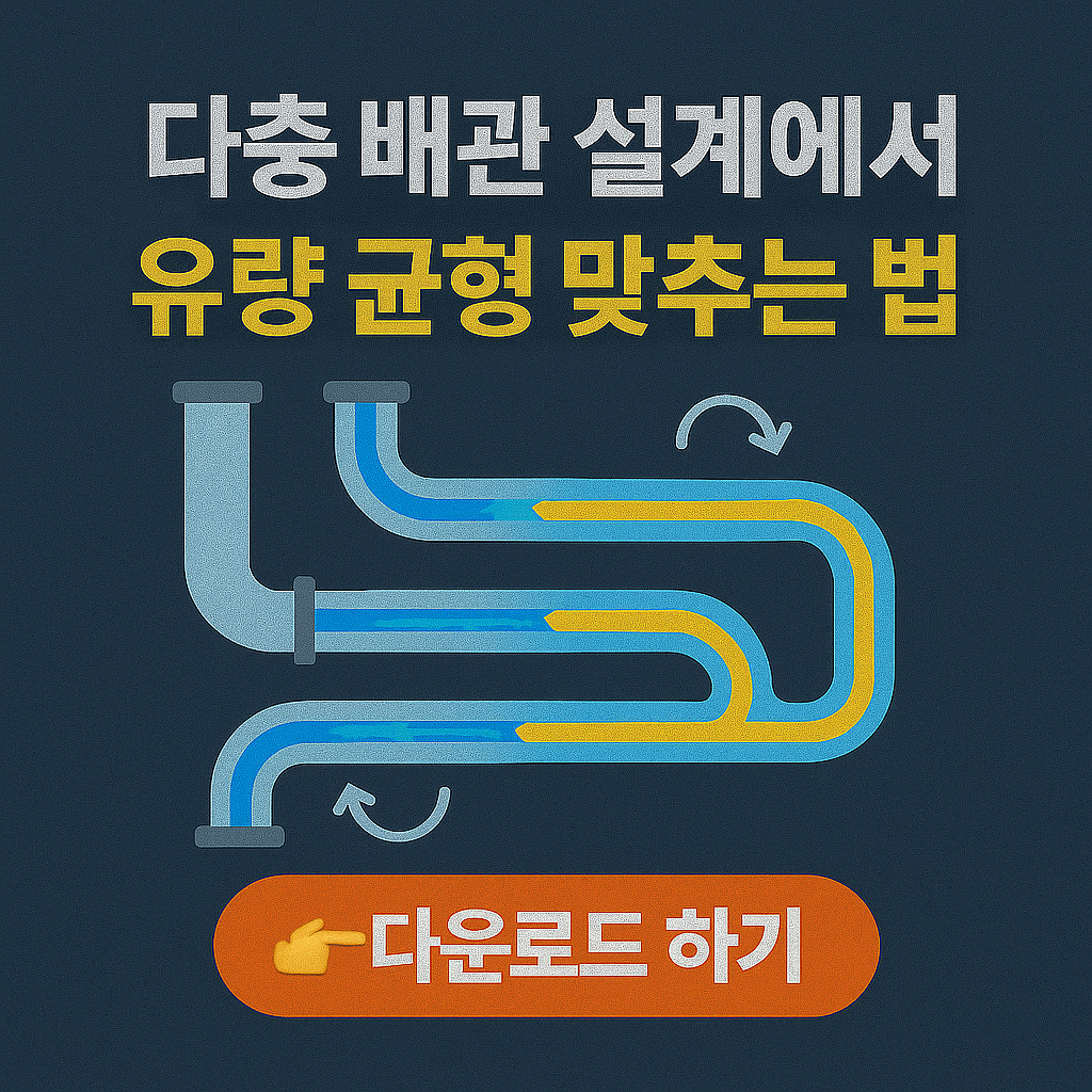 다층 배관 설계에서 유량 균형 맞추는 법 &ndash; 실전 가이드
