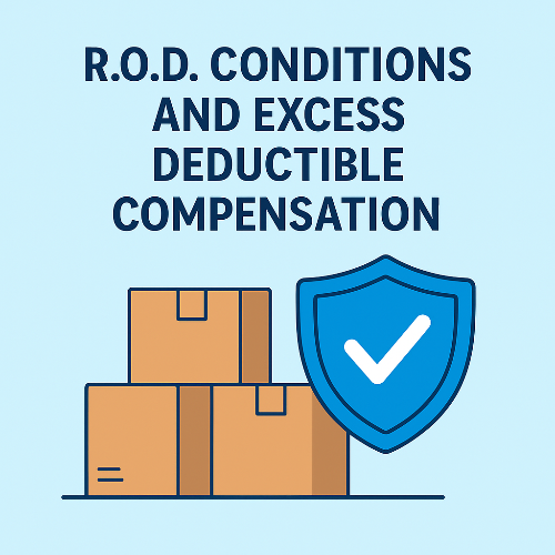 Covering the risks of R.O.D. in excess of 1% on the whole unless directly caused by SSBC and/or Heavy weather