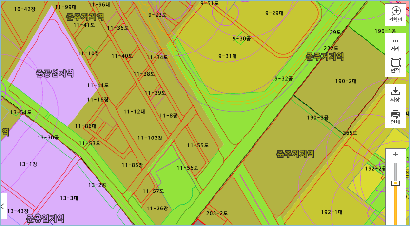 국토부-지적도-무료열람-토지이음