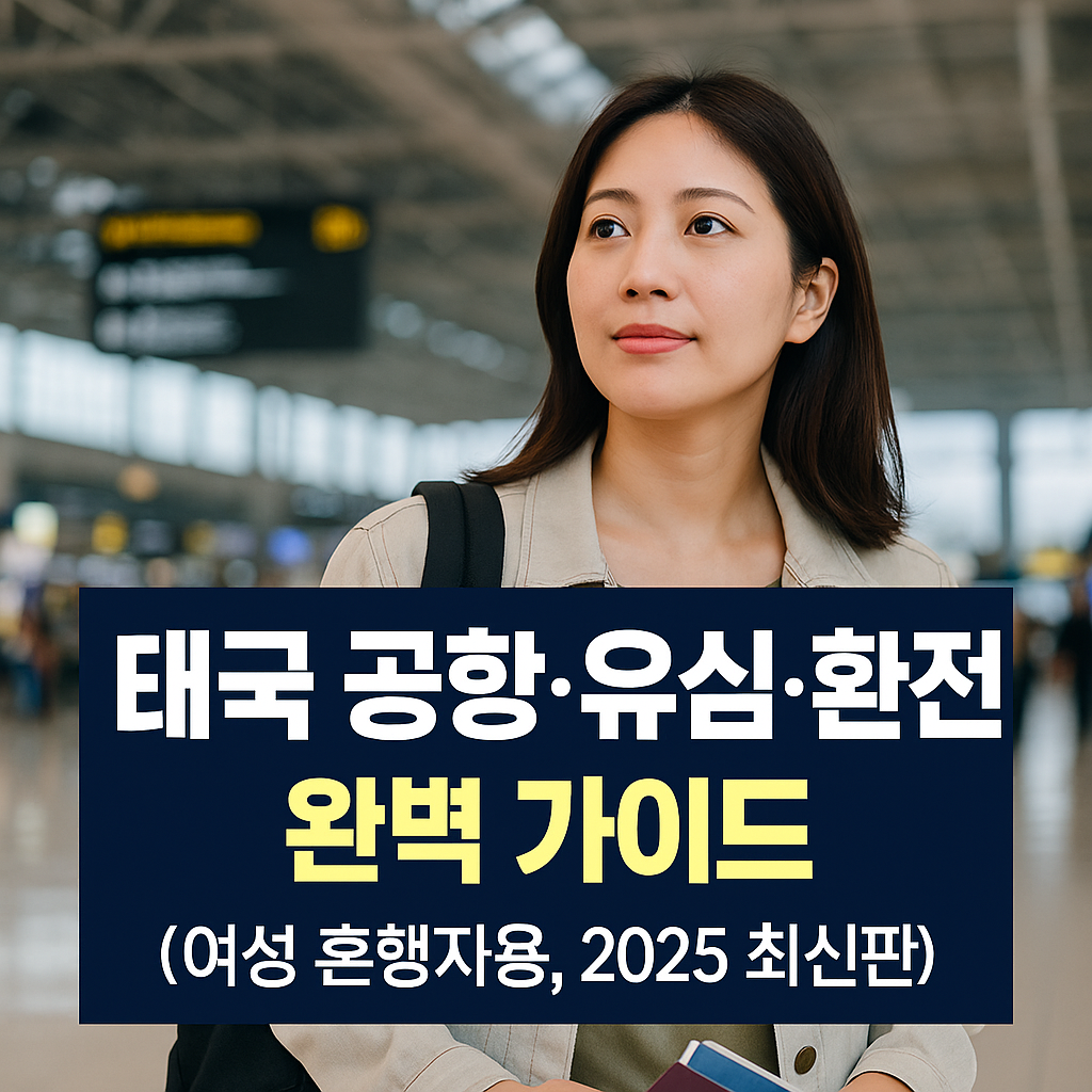 태국 공항&middot;유심&middot;환전 완벽 가이드