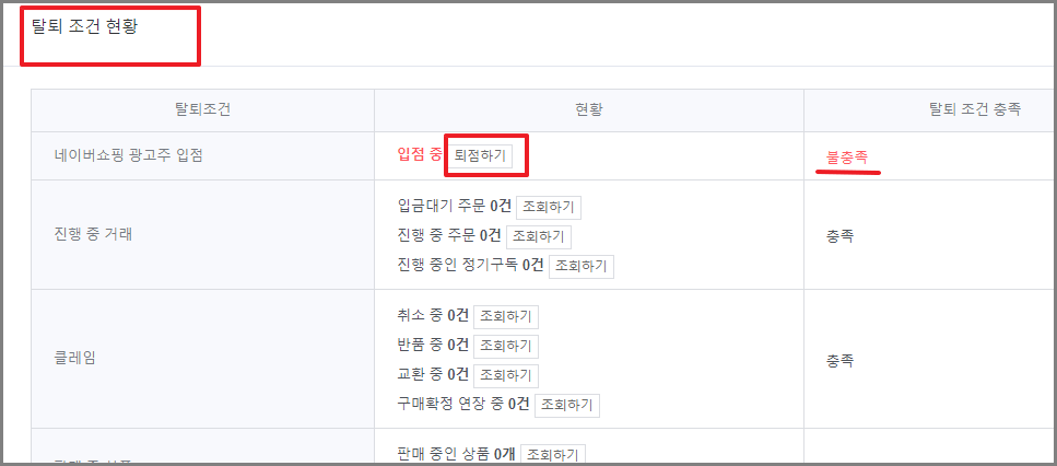 스마트스토어 탈퇴하기 (추가계정 퇴점)