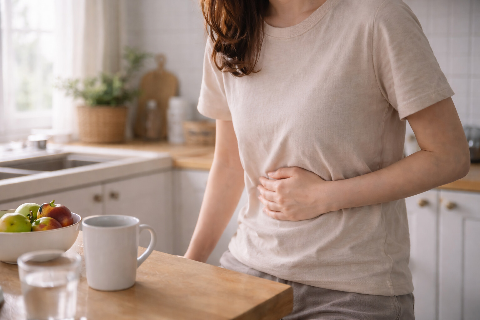 아침에 배가 아픈 이유, 그냥 넘기지 마세요