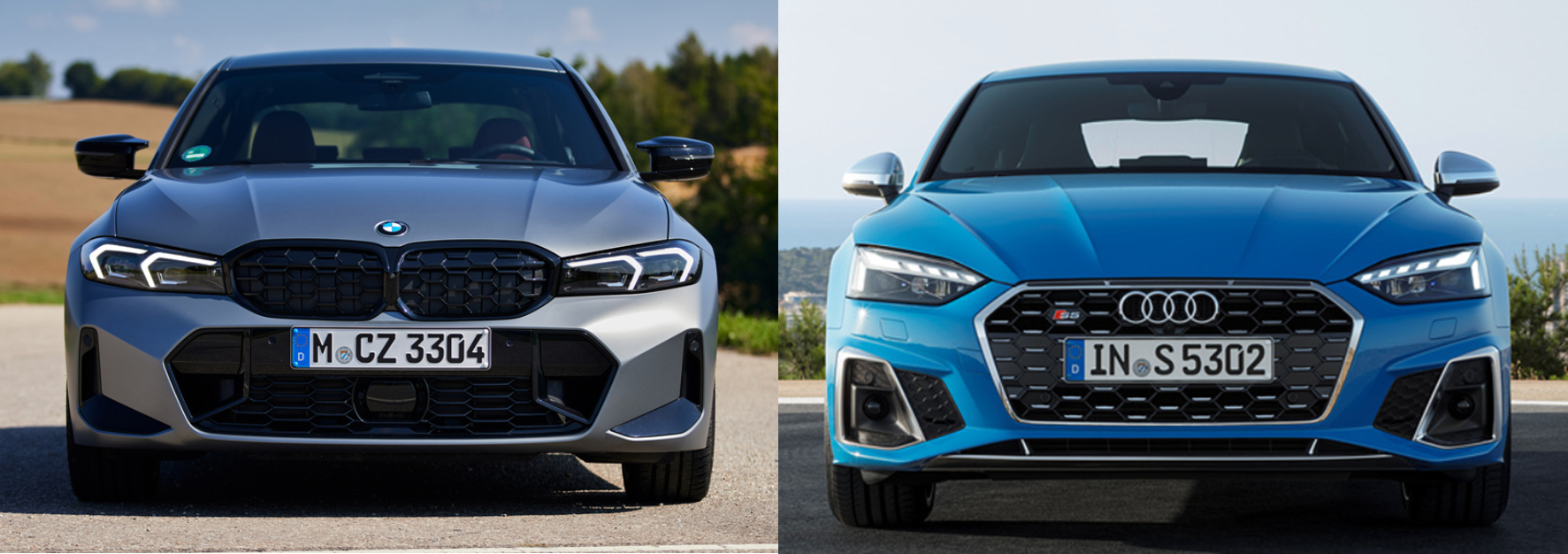 BMW M340i, 아우디 S5 스포트백