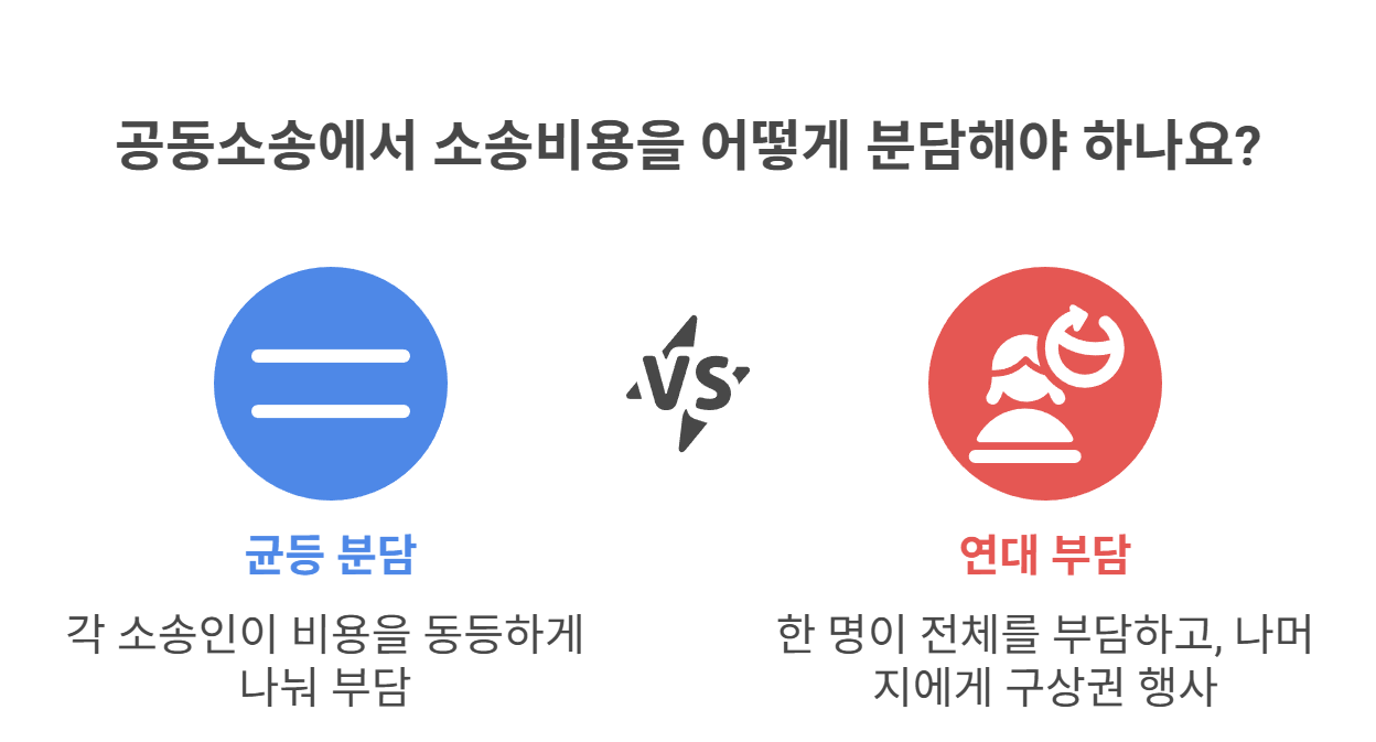 공동소송인의 소송비용 부담은 어떻게 하나요?