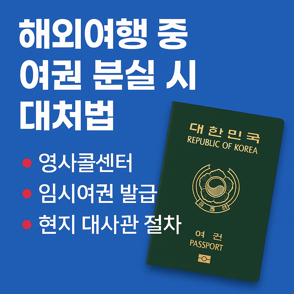 해외여행 중 여권 분실 시 대처법 (영사콜센터&middot;임시여권 발급&middot;현지 대사관) 관련 사진
