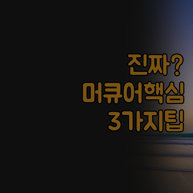 머큐어 테토보 실제 이용후기 위치 조..
