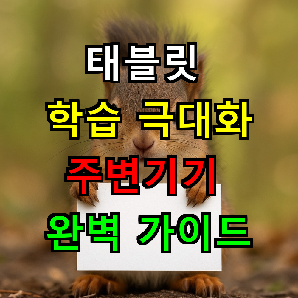 태블릿 학습 효과 극대화! 필수 주변기기 완벽 가이드