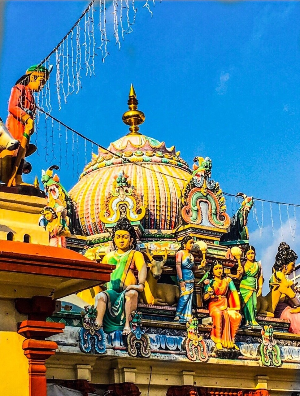 싱가포르 여행 추천 싱가포르 스리 마리암만 사원