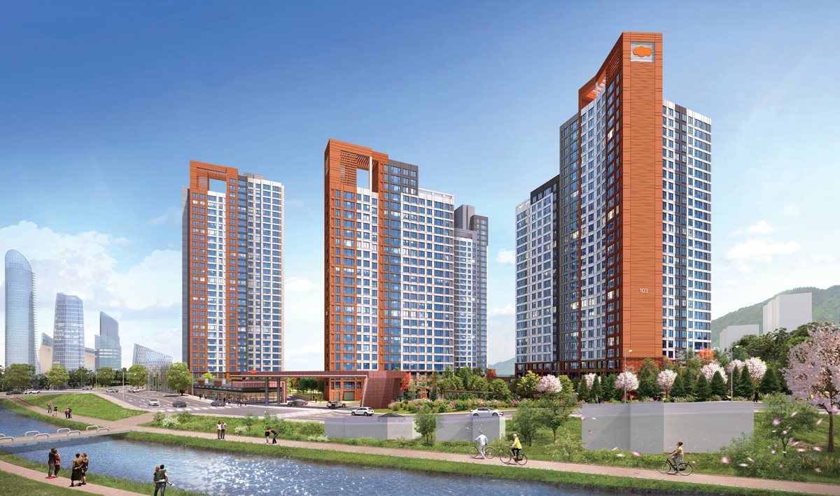 e편한세상 용인역 플랫폼시티 조감도 - 출처 : EL E&C 홈페이지