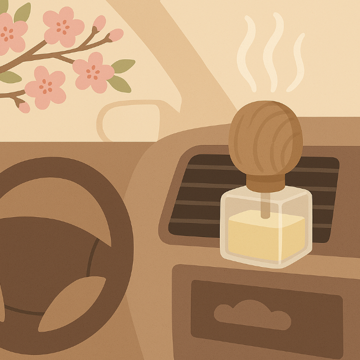 차량 실내 향 관리법