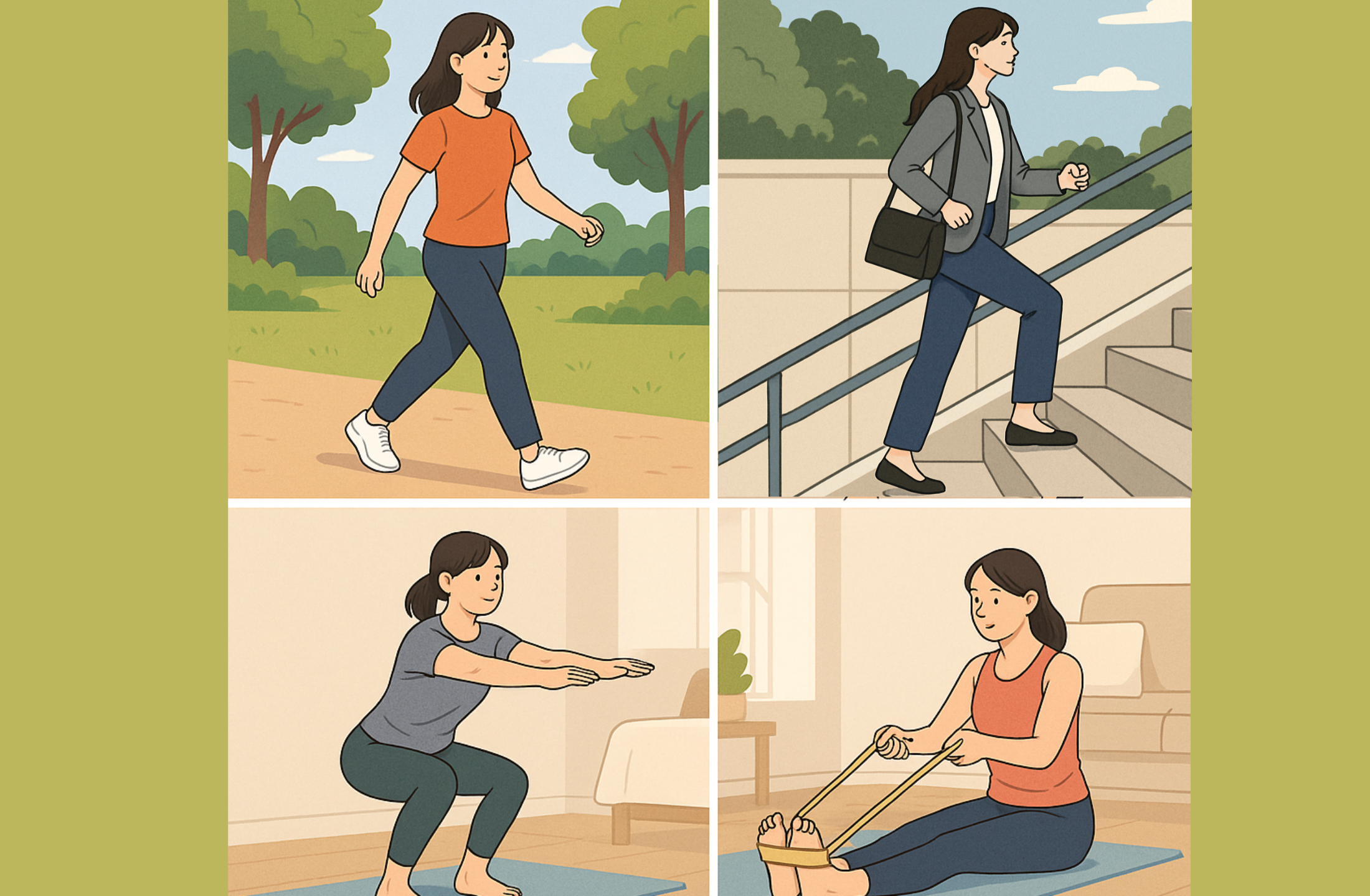 혈당을 낮추는 추천 운동 루틴