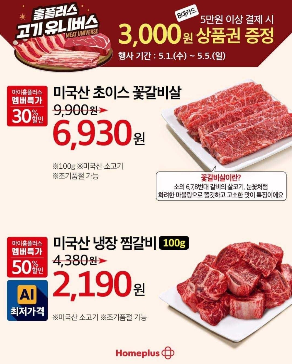 홈플러스 전단 행사, 전단 광고