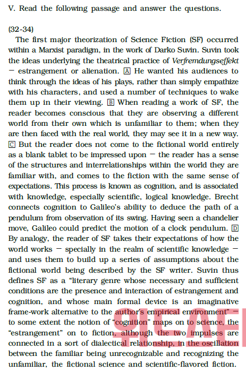 2020학년도 홍익대 편입영어 기출문제 - 독해 지문