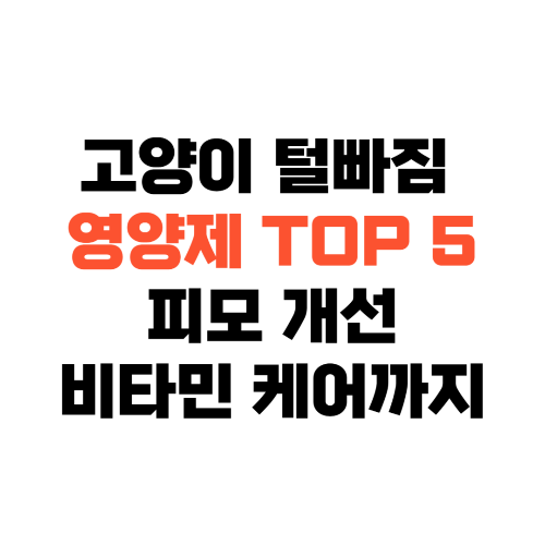 고양이 영양제