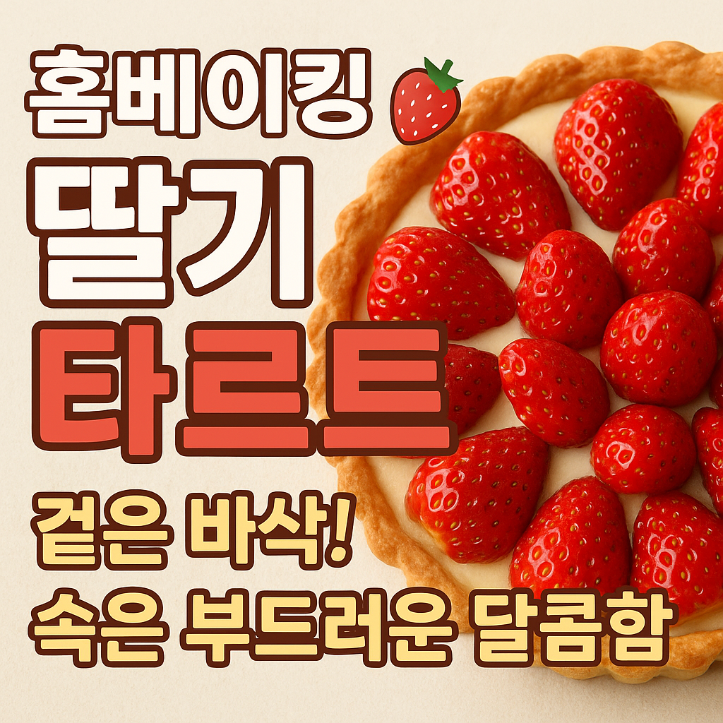 딸기 타르트 레시피