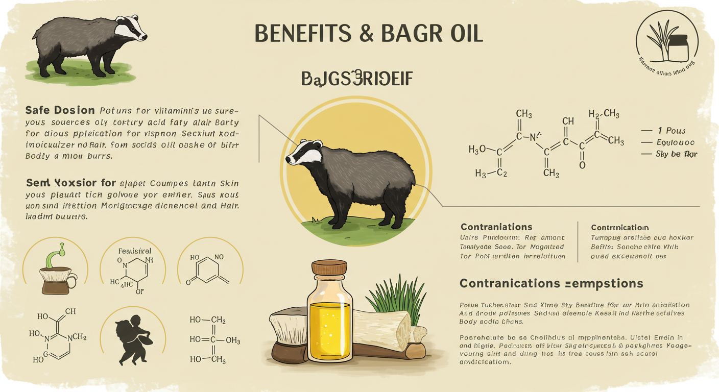 오소리기름, 복용 시 주의할 점은?