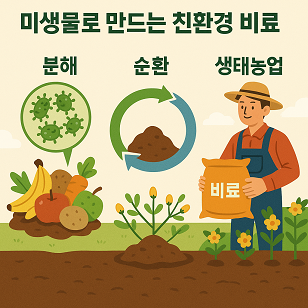 미생물로 만드는 친환경 비료 관련 사진