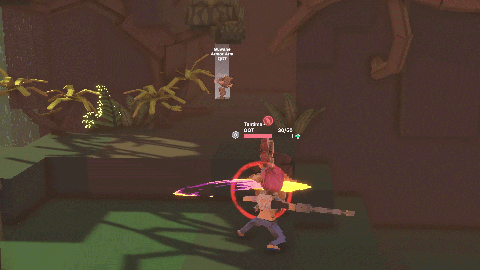 팔 방어구를 발견했다.