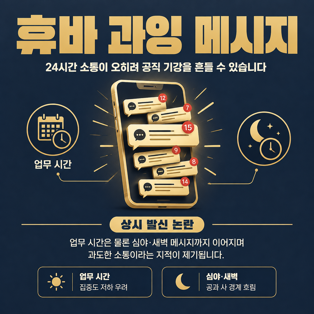 휴바 과잉 메시지