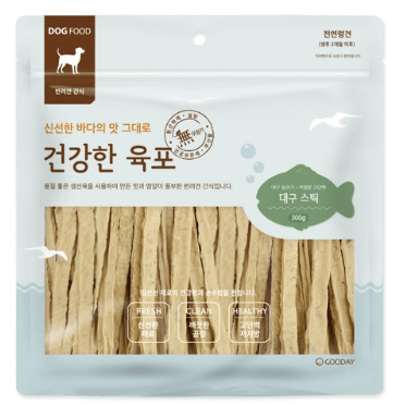 굿데이 건강한 육포 스틱 강아지간식