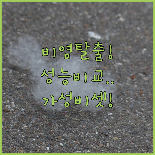 가정용 비염치료기 성능 분석과 가성비..
