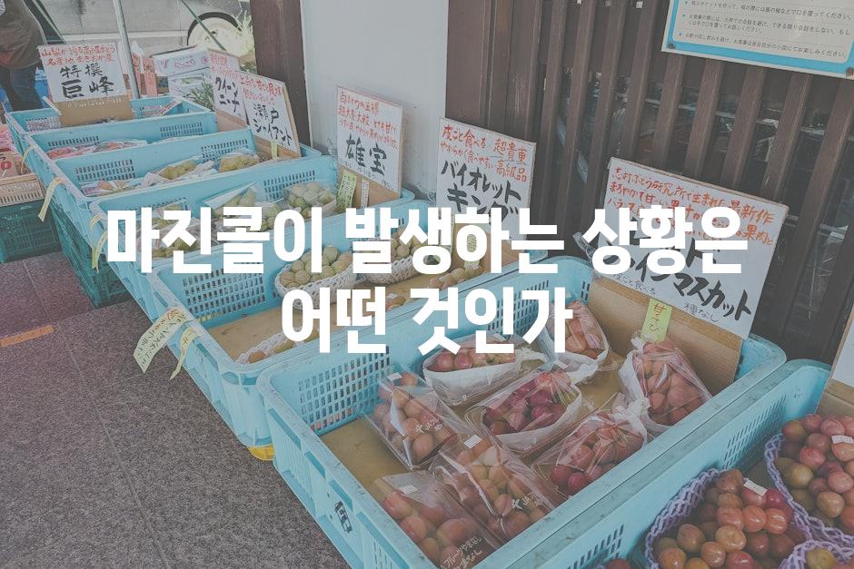 마진콜이 발생하는 상황은 어떤 것인가