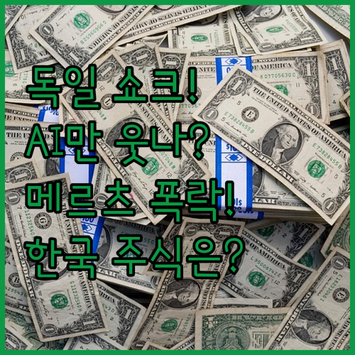 독일 주식, 메르츠 쇼크! 한국 AI